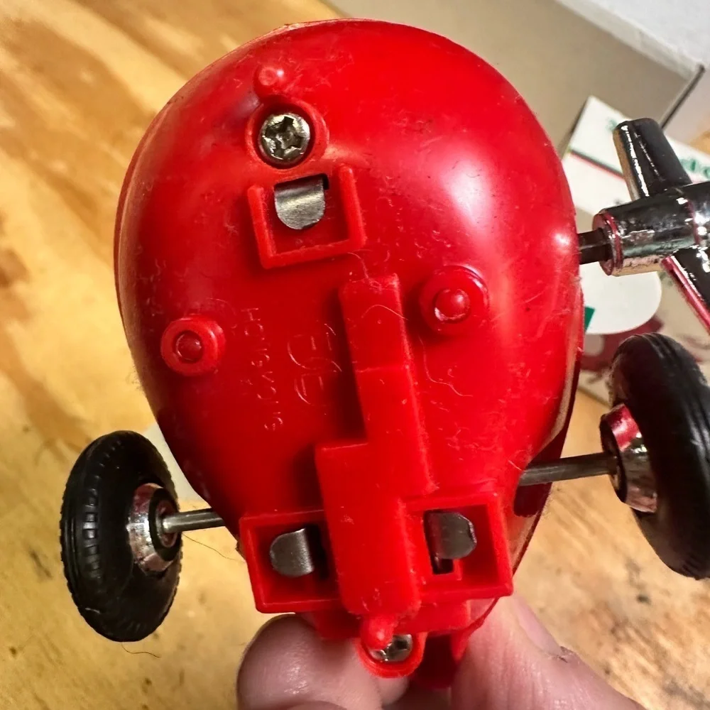 Kurt Adler Santa's Red Helicopter Toy